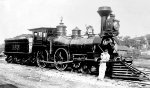 CB&Q 4-4-0 Class A-2 155